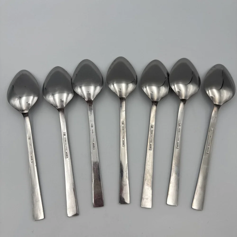 7 Tablespoons CORTINA Interpur stainless Flatware MCM Japan